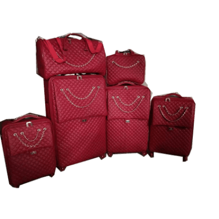 LUXURY 6 PIECE COMPLETE SET TRAVELLING LUGGAGE