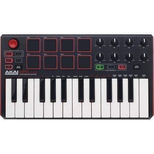 AKAI Professional MPK Mini MKII - Compact Keyboard And Pad Controller -(N)