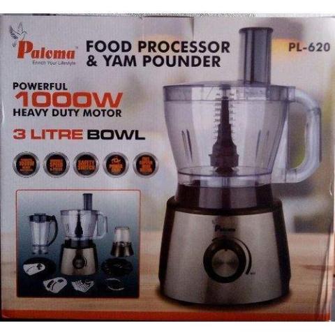 Paloma | Food Processor And Yam Pounder 1000W- (N)