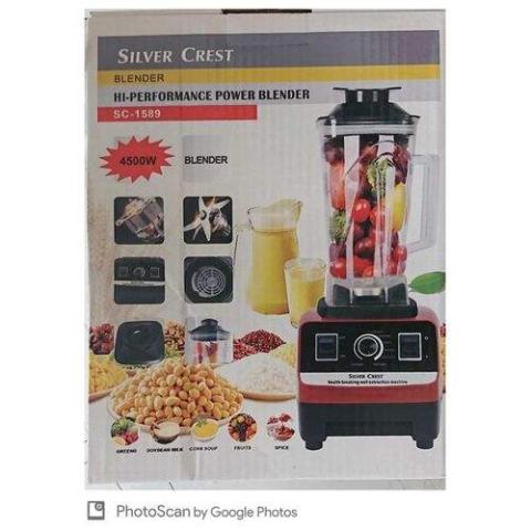 Silver Crest | 4500W Hi Performance Power Blender (Industrial/Professional)- (N)