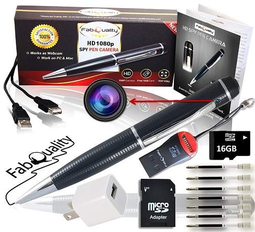 HD HIDDEN CAMERA SPY PEN BUNDLE 16GB MICRO CARD