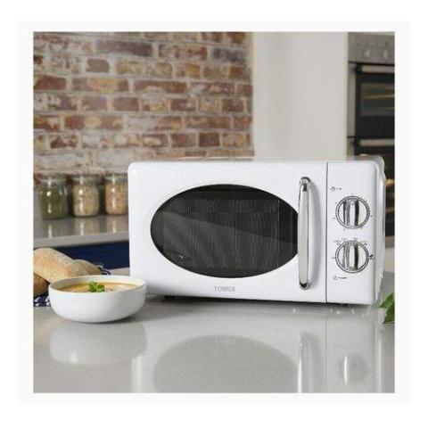 Tower | 20L Manual Solo Microwave Oven With 6 Power Levels- (N)