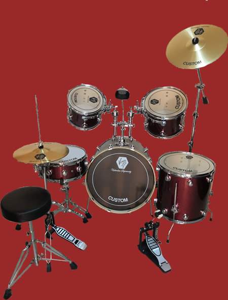 VIRGIN CUSTOMER EDITION COMPLETE DRUM SET