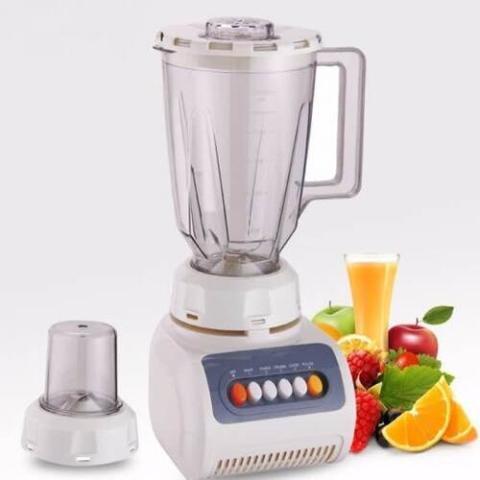 Polystar Blender | PVBL-99301K Electric Blender, Full Copper Multi-Speed Mode, Plastic Big Jar 1.5 Litres With Small Grill Cup