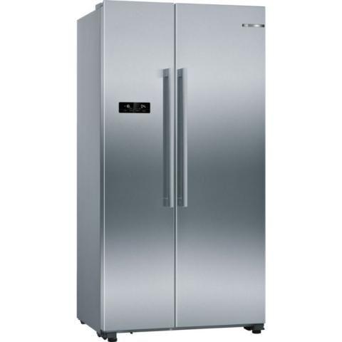 Bosch Serie | 4 American side by side Refrigerator 178.7 x 90.8 cm Stainless steel (with anti-fingerprint) KAN93VIFPG