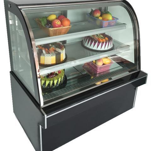 CAKE DISPLAY SHOWCASE CURVE (MART)