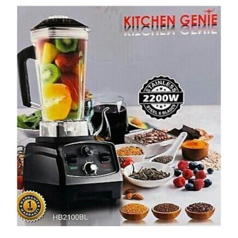 Kitchen Genie Ultima HI-Power Commercial Ice Crusher Blender - 2L/2200W- (N)