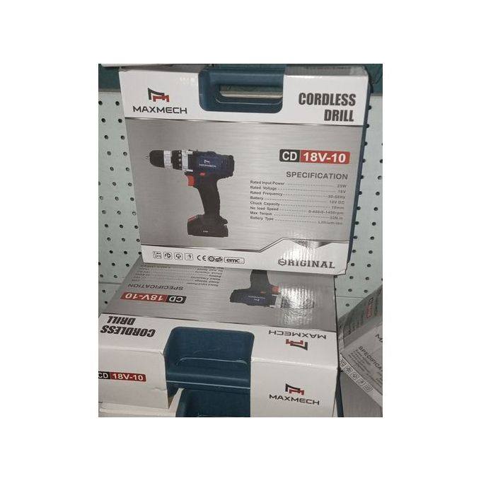 MAXMECH CORDLESS DRILL CD-18V-10