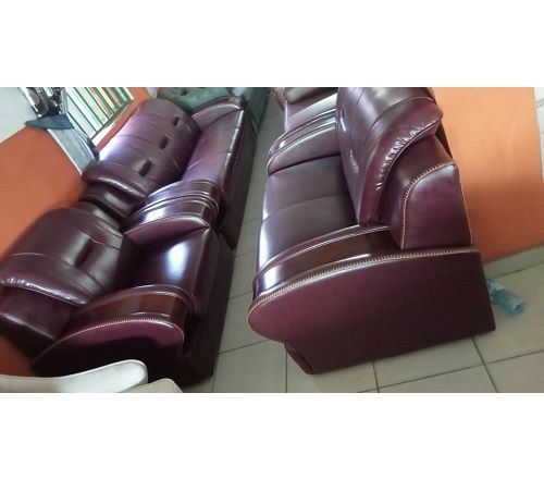 PURPLE ROYAL 7 SEATERS LEATHER SOFA (NAFU)