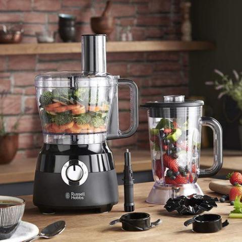 Russell Hobbs | Multipurpose Food Processor 1.5 Litre Food Mixer 5 Chopping- (N)