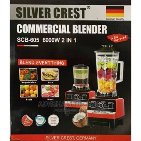 SILVER CREST 2in1 COMMERCIAL BLENDER SCB-605 6000W