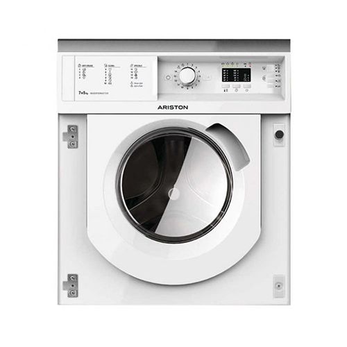 Ariston Washing Machine | 7KG FRONT LOADER BI WDHL 75128 BUILT-IN FULL INTEGRATED WASHER AND DRYER - WHITE COLOUR