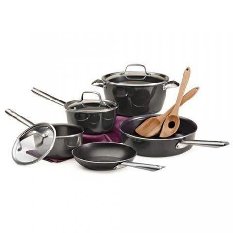 Tramontina 10 Piece Non-Stick Heavy-Gauge Aluminum Cookware Set