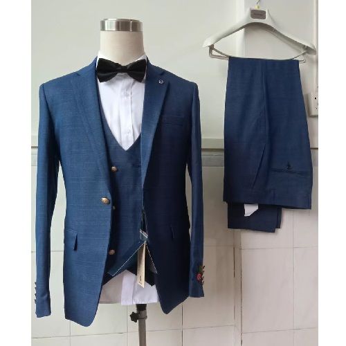 NAVY BLUE SUIT WITH ONE BUTTON SUIT | AVAILABLE IN ALL SIZES (MADU) (N)