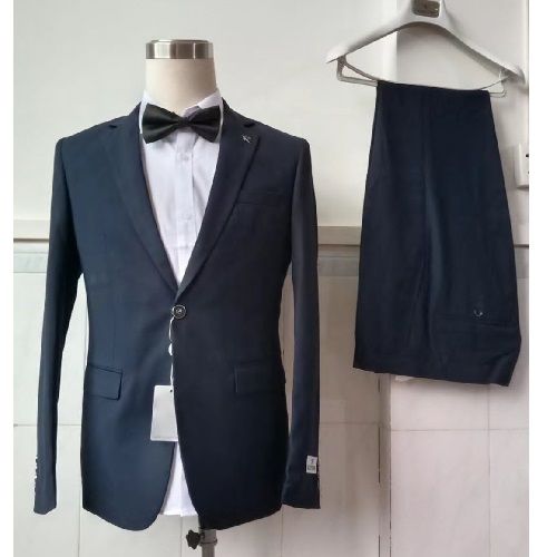 NAVY GREY SUIT WITH ONE BUTTON SUIT | AVAILABLE IN ALL SIZES (MADU) (N)