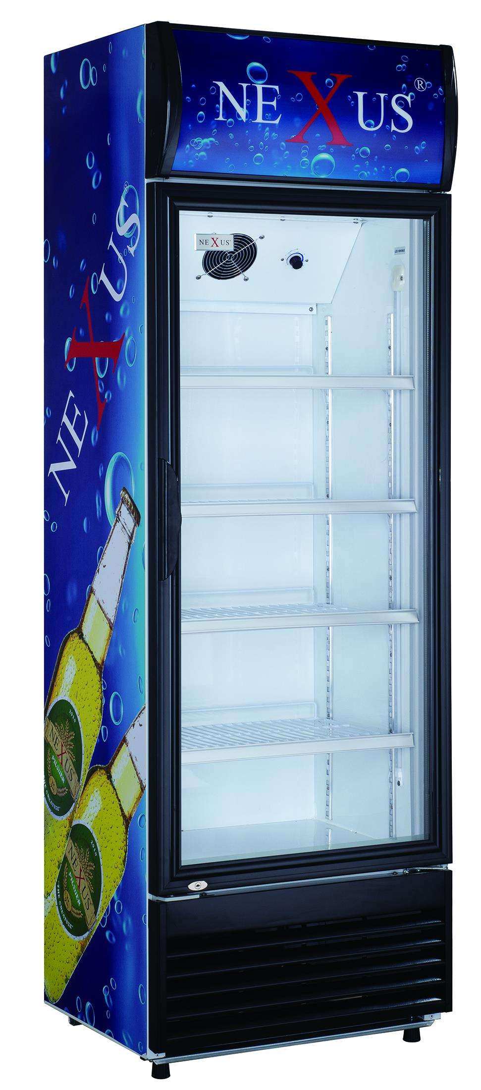 NEXUS NX-551 UPRIGHT SHOWCASE REFRIGERATOR(ILLUSTRATED IMAGE)