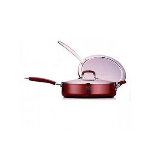 Tramontina 3 PIECE DEEP SAUTÉ SET - RED