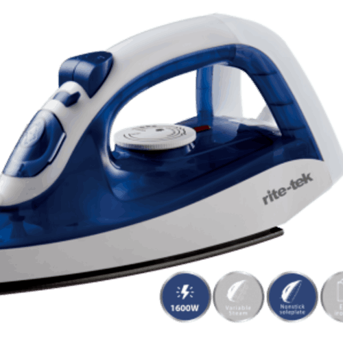 RITE-TEK Steam Iron ST-103|1600 watts (DE)