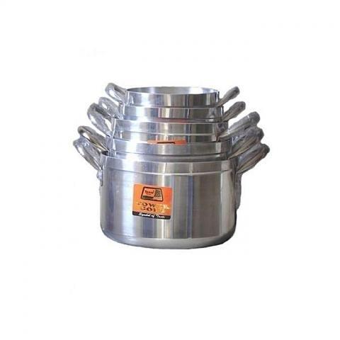 Tower 5 Set Of Trim Tower Cooking Pots - Silver