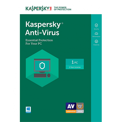 KASPERSKY ANTI-VIRUS 1+1(LATEST VERSION)