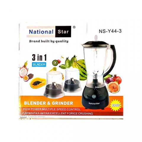 National Star 3 in 1 Electric Blender