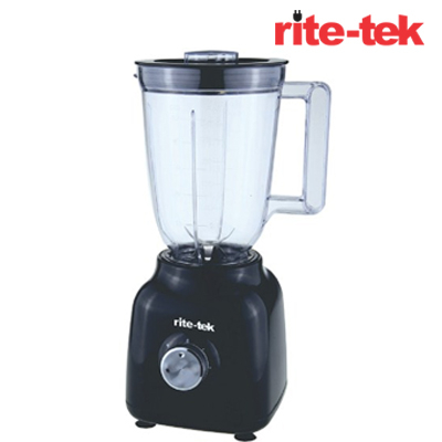 RITE-TEK BLENDER 400W, 2 SPEED + PULSE 1.5LTR JAR WITH MILL WH COLOUR