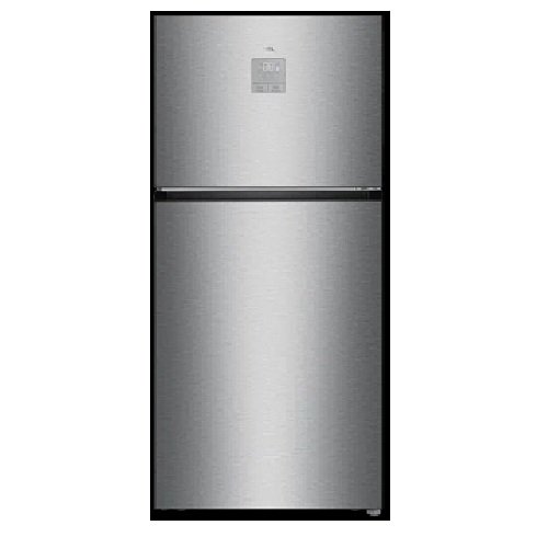 TCL REFRIGERATOR | 429 LITRE, 4 DOOR/CROSS DOOR, INVERTER NO FROST, ELECTRONIC CONTROL, AAT FRESH TECHNOLOGY, HUMIDITY CARE CRISPER, LED LIGHT, GLASS SHELF, INOX - P460CDS