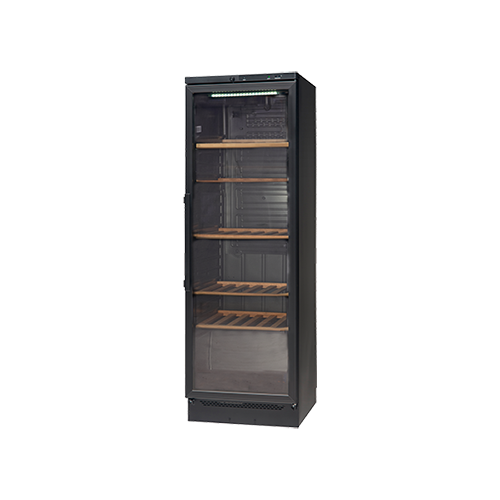 Vestfrost Display Refrigerator | VKG571 355 Litres 116 Bottles Capacity Upright Wine Chiller - Black Finish