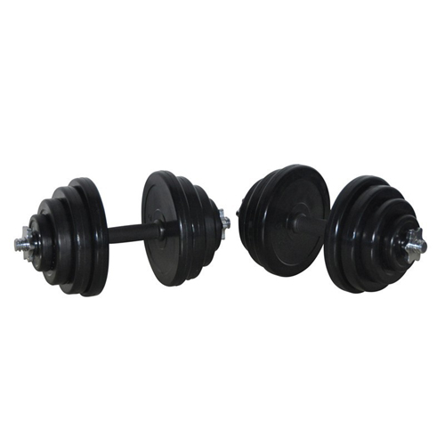 PIVOT FITNESS WK40R 40KG RUBBER DUMBBELL KIT