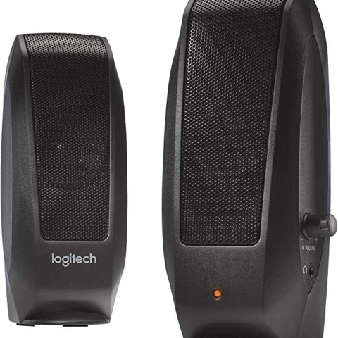 Logitech S120 2.0 Stereo Speakers, Black (DW)