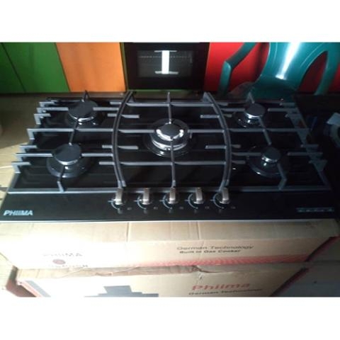 PHIIMA 90CM IN BUILT 5 BURNER GAS HOB