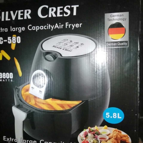 SILVER CREST EXTRA LARGE CAPACITY AIR FRYER 5.8L (KEVO)