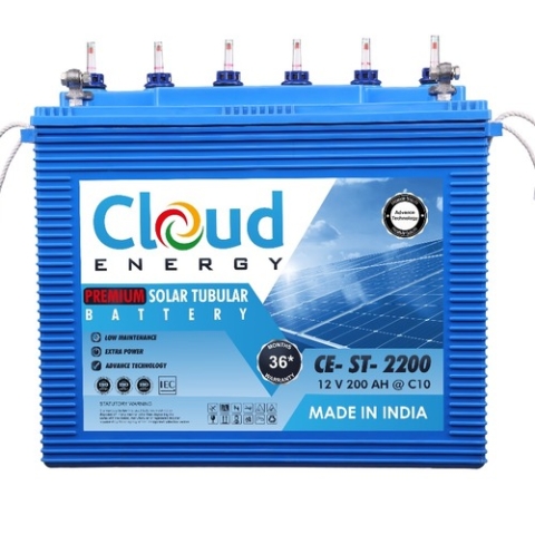 Cloud Energy Tubular Battery - 220/12V