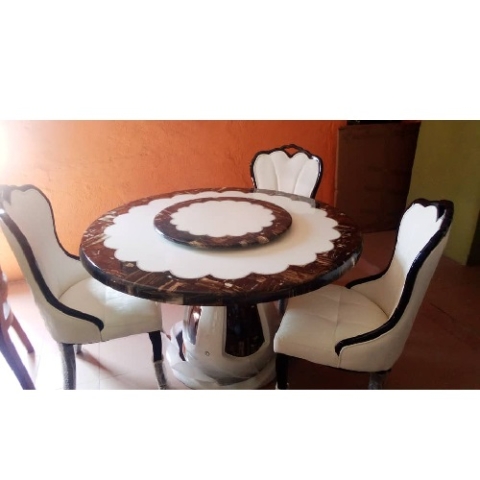 QUALITY DESIGNED 6 CHAIRS DINING SET -AVAILABLE (PIANET)