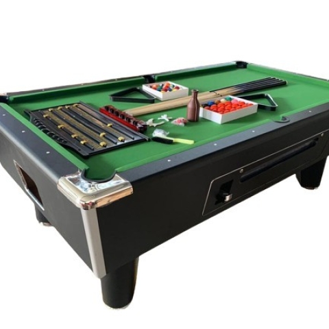 GATEGOLD DQ-P033 8FT EXECUTIVE BILLIARD TABLE (with coins ops & double accessories)-deluxe.com.ng