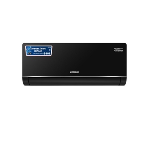 BRUHM 1.5HP BLACK GLASS INVERTER AIR CONDITIONER | BAS-121HPB SMART WiFi
