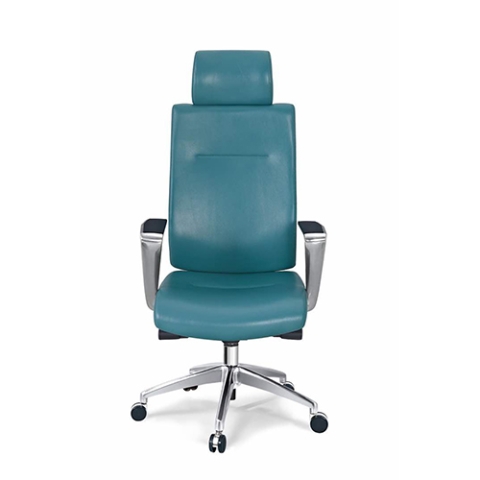 DELUXE EXECUTIVE OFFICE CHAIR WITH HEAD REST|BLUE|DEL 212 - Medium