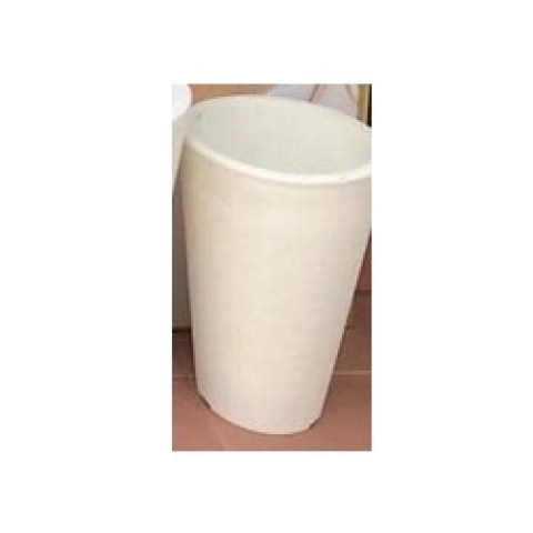 EXQUISITE WHITE V-SHAPED FLOWER POT (PEGLO) - Medium