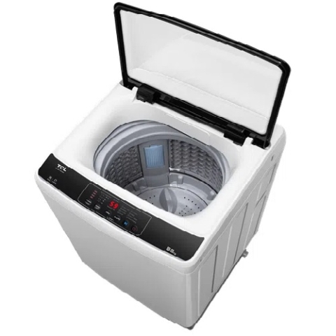 TCL WASHING MACHINE | TCL F708FLS 8KG Top Load Automatic Washing Machine| Grey Colour