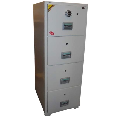 Firepower 4-drawer fireproof cabinet(Combination Lock)