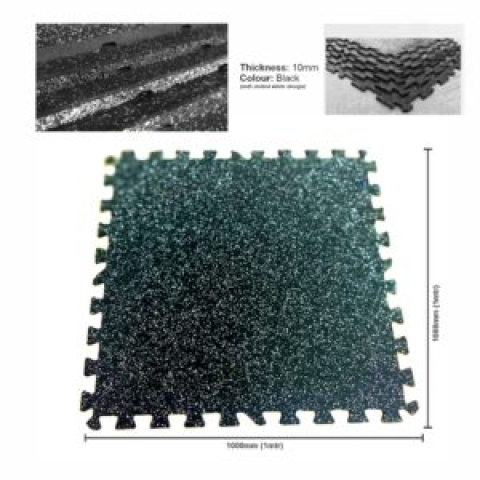 GateGold Rubber Interlocking mat 10mm (F206)-deluxe.com.ng