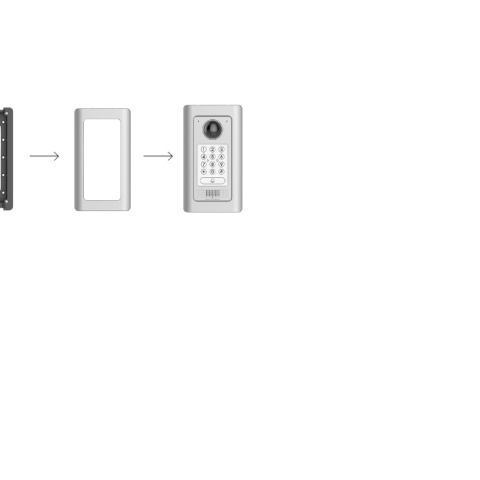 Grandstream GDS3710/GDS3705 In-Wall Mounting Kit