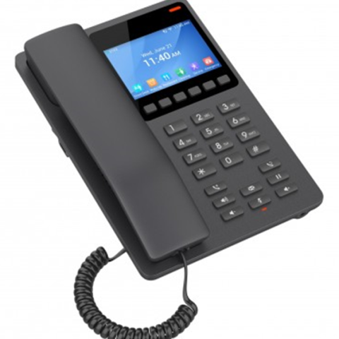 Grandstream GHP631W Compact Hotel Phone with Display + WiFi