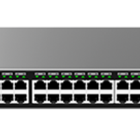 Grandstream GWN7806P 48-Port Gigabit Enterprise Layer 2+ Managed PoE Network Switch