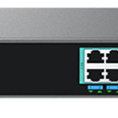 Grandstream GWN7821P 8-Port Layer-3 Multi-Gigabit Enterprise Managed PoE Network Switch