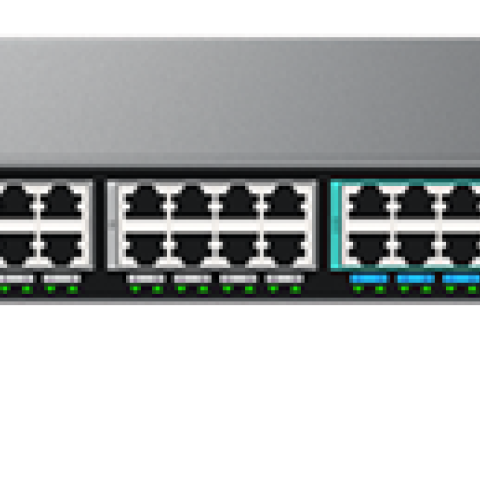 Grandstream GWN7822P 24-Port Layer-3 Multi-Gigabit Enterprise Managed PoE Network Switch 