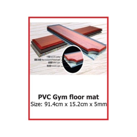 GATEGOLD FIT-P110 PVC GYM FLOOR MAT-deluxe.com.ng