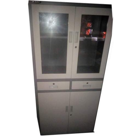 Global Full height Metal Filling Cabinent with sliding door and glass - Small