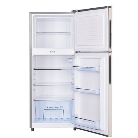 Haier Thermocool Refrigerator 185L Double door HRF-185BLUX R6 Silver