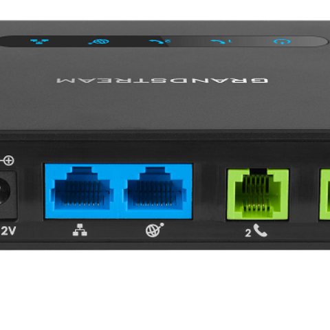 Grandstream HT812 Analog FXS IP Gateway – 2 Port + NAT Router
